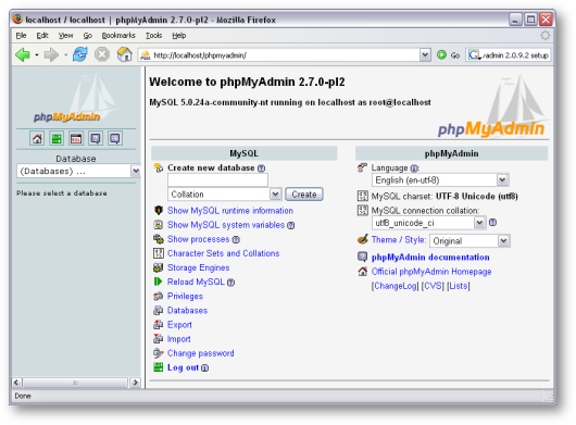 PHPMyAdmin